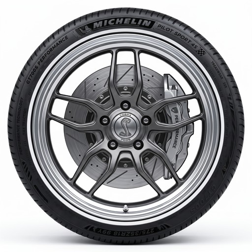Clean and polished wheel with silver colored alloy.